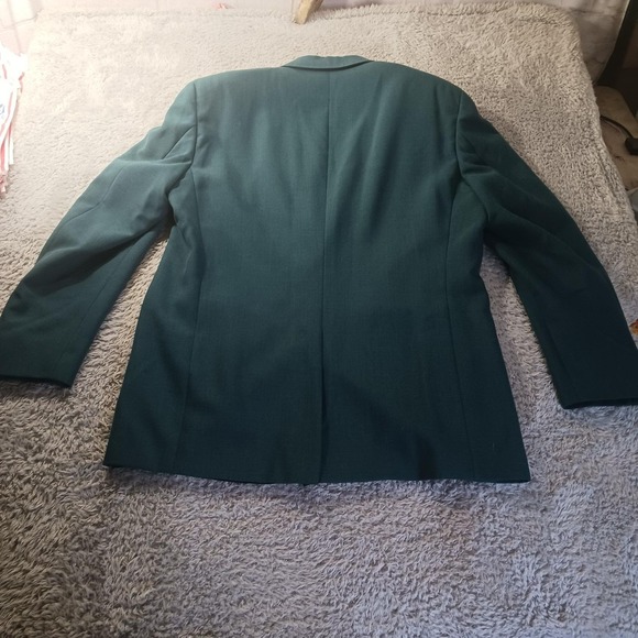 Palm Beach Blazer 40R Gold Button Wool Sport Coat USA VTG Prep Old Money Union - Picture 7 of 8